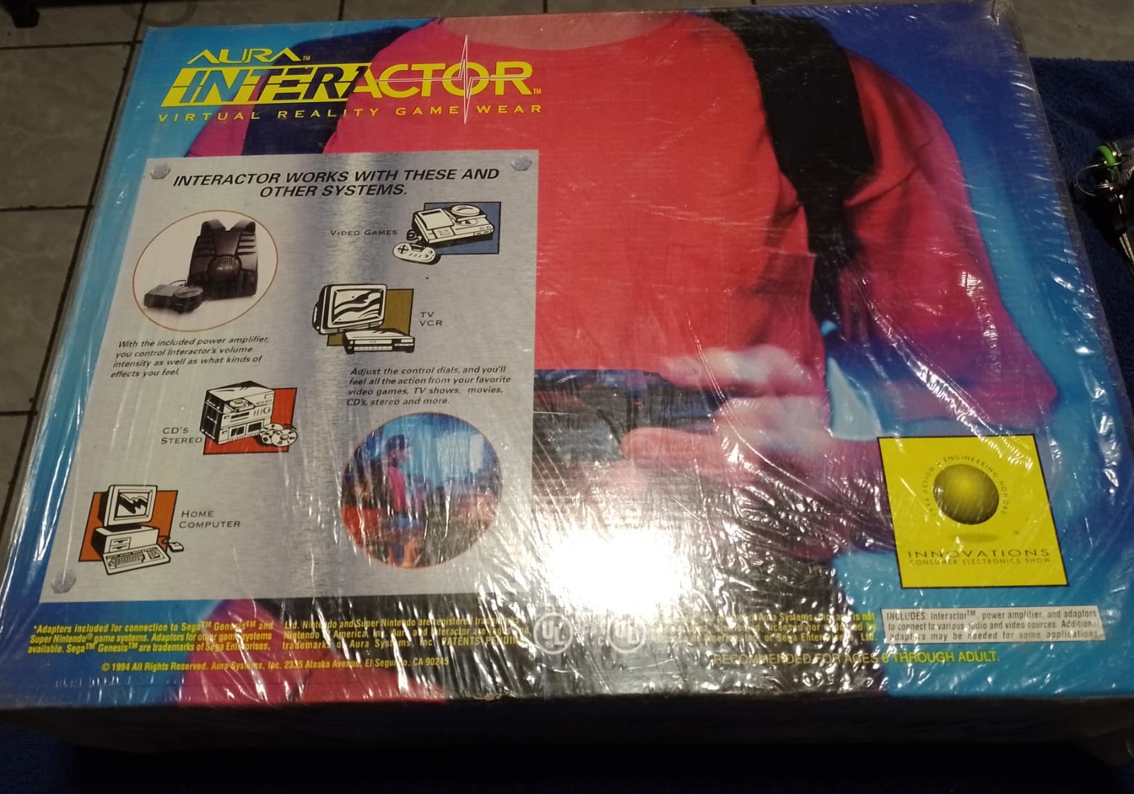 El Aura Interactor Virtual Reality Game Wear (1994) 